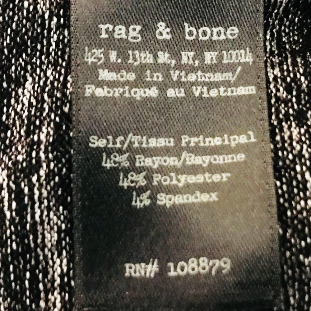 Rag & Bone Small Heather Cold Shoulder T Shirt - Picture 6 of 6